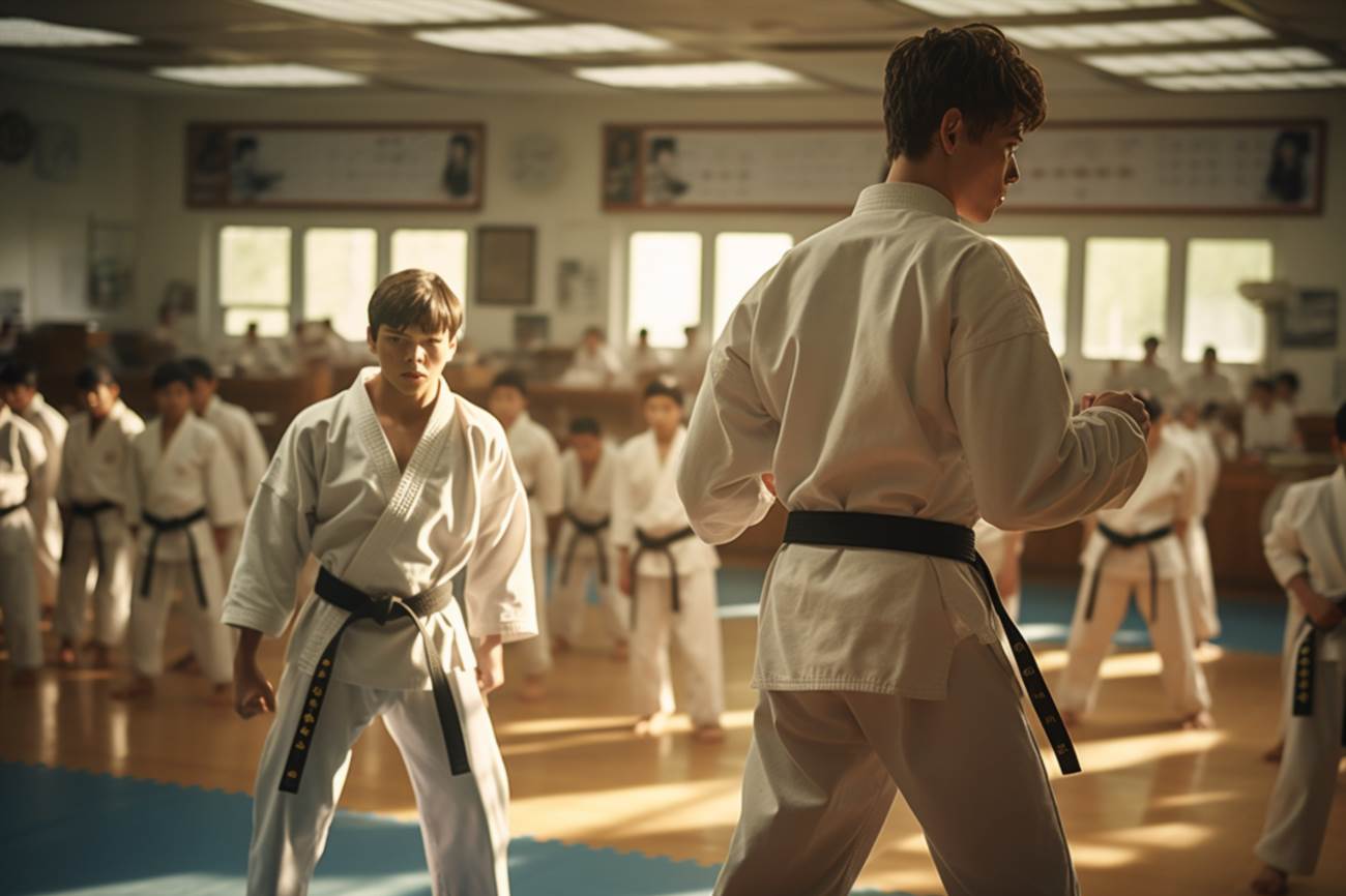 Karate dojo: sztuka walki i samodoskonalenie